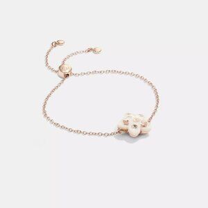 Coach Wildflower Resin Slider Bracelet NWT